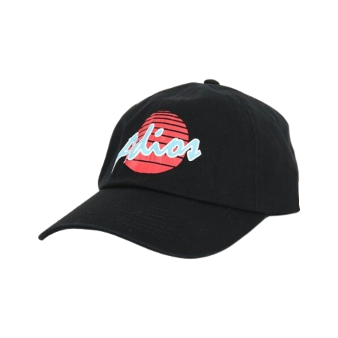 PMLB005S182240101088 Palm Angels 12th Anniversary Adios Tape Cap Black