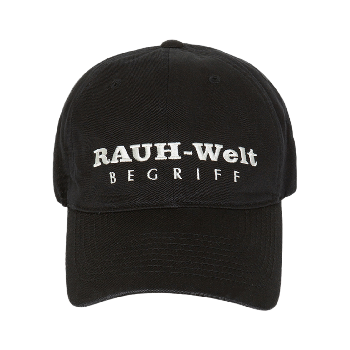 알떠블유비 세리프 로고 캡 블랙(RWB Serif Logo Cap Black)