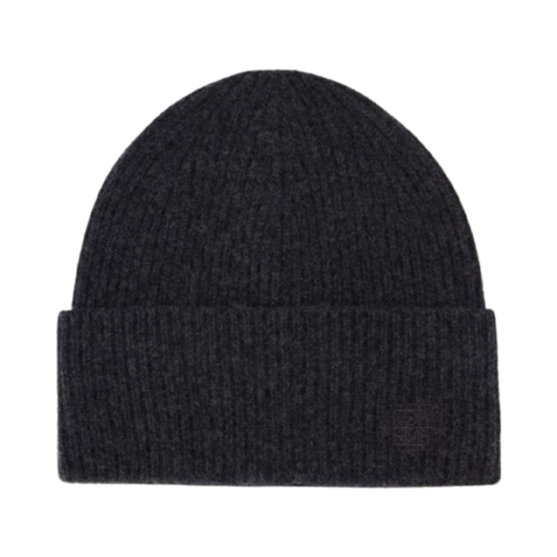 251-WSH0034-YA0004-019 (W) Toteme Ribbed Wool Beanie Charcoal Melange