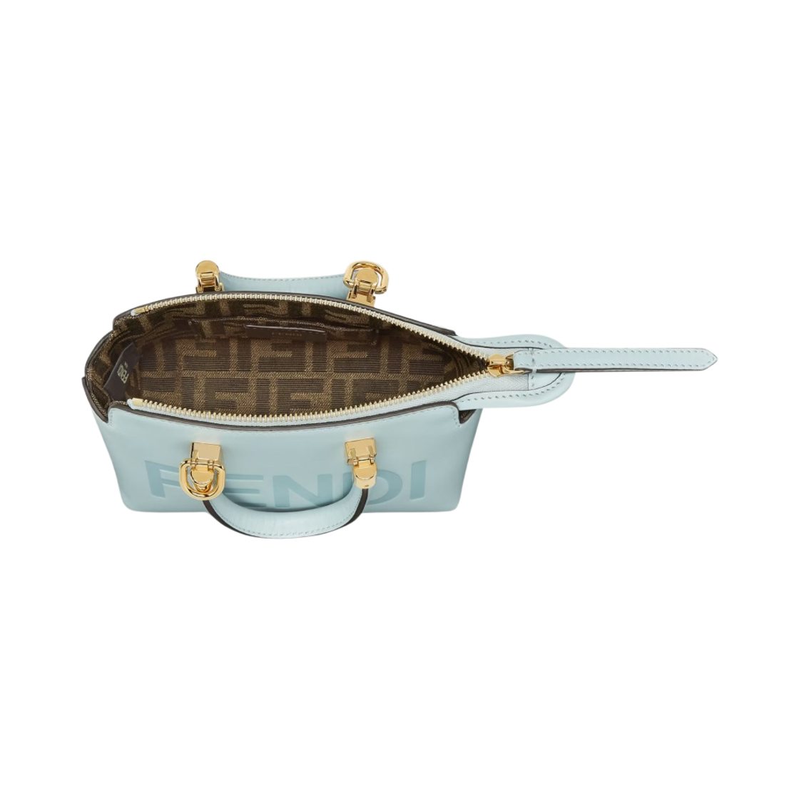 펜디 바이 더 웨이 레더 스몰 보스턴백 라이트 블루(Fendi By The Way Leather Small Boston Bag Light Blue) - 4