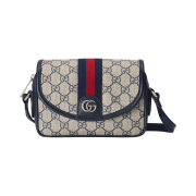 Gucci Ophidia Mini Shoulder Bag Beige Blue