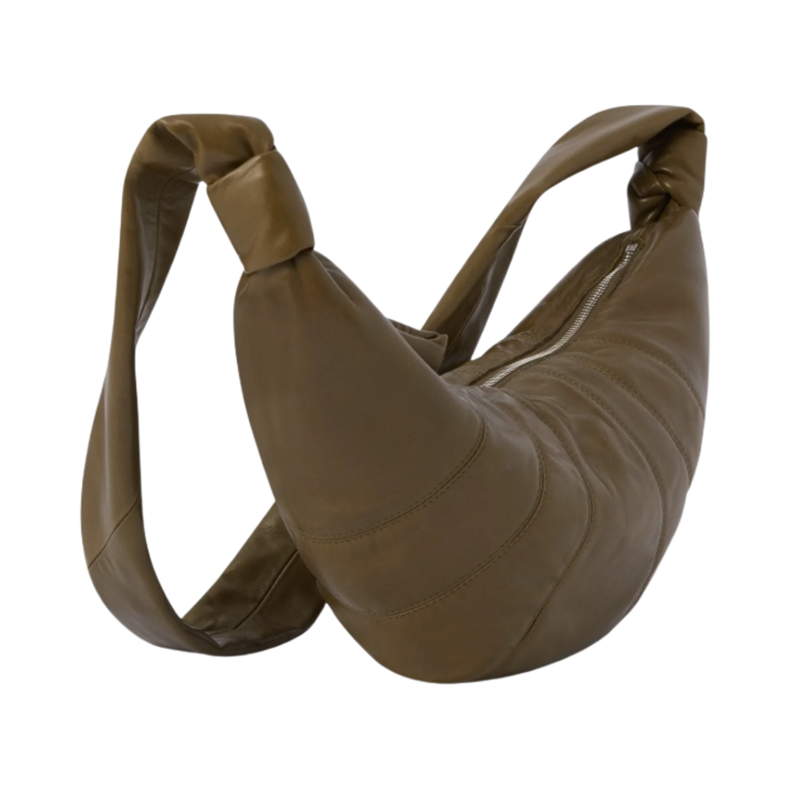 르메르 미디움 크루아상 백 소프트 나파 레더 다크 올리브(Lemaire Medium Croissant Bag Soft Nappa Leather Dark Olive) - 2