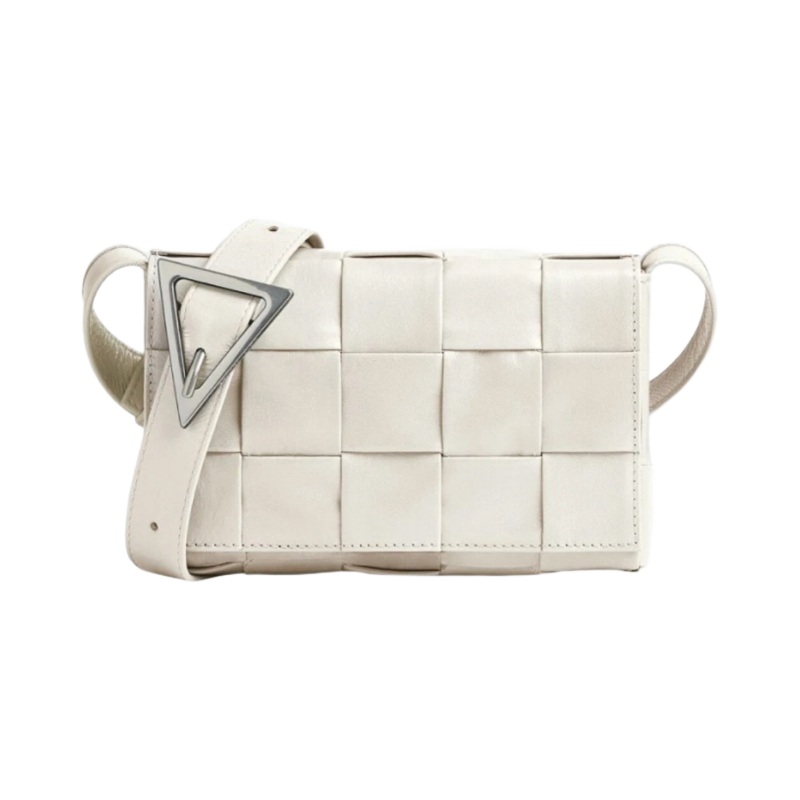 보테가 베네타 스몰 레더 카세트백 화이트(Bottega Veneta Small Leather Cassette White) - 1