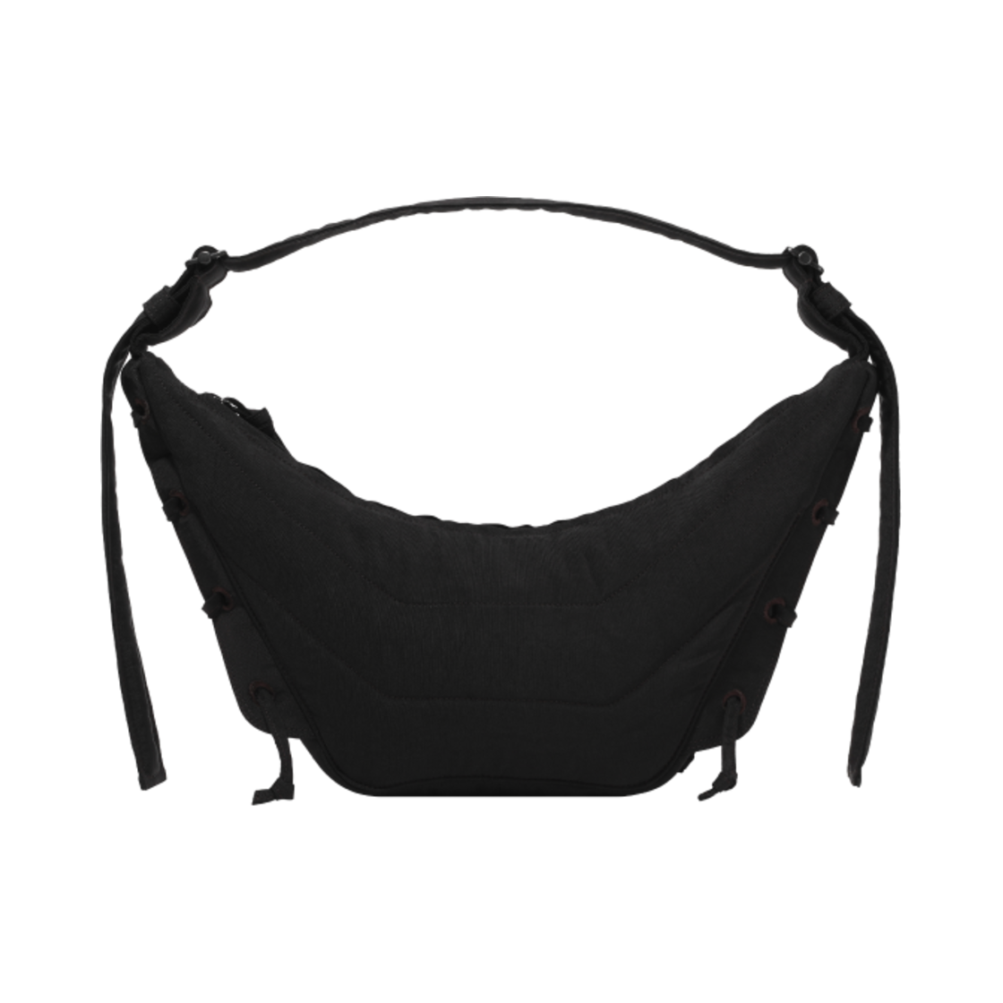 르메르 스몰 소프트 게임 백 나일론 캔버스 다크 초콜릿(Lemaire Small Soft Game Bag Nylon Canvas Dark Chocolate)