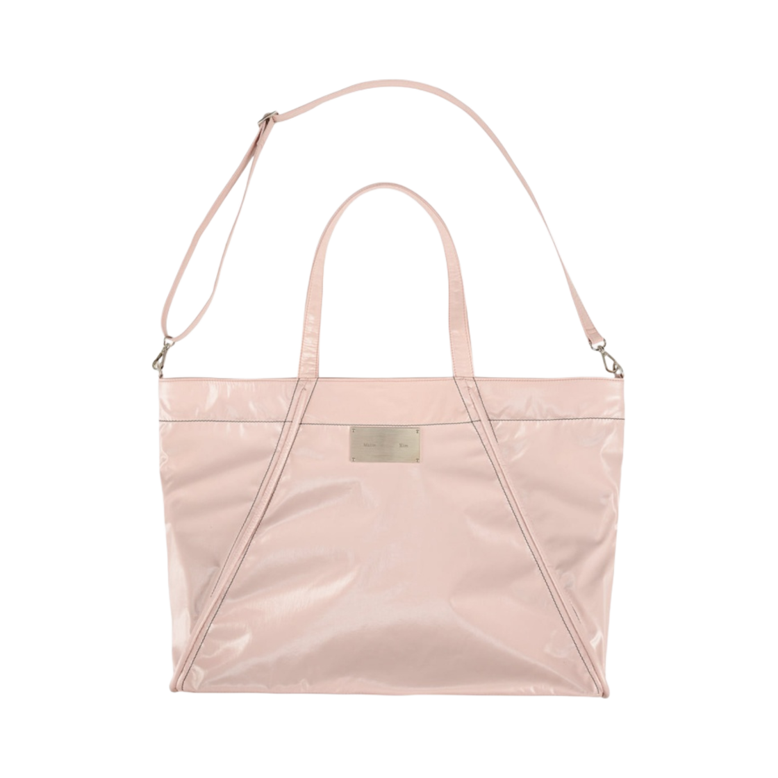 마뗑킴 빅 코팅 토트백 핑크(Matin Kim Big Coating Tote Bag Pink)