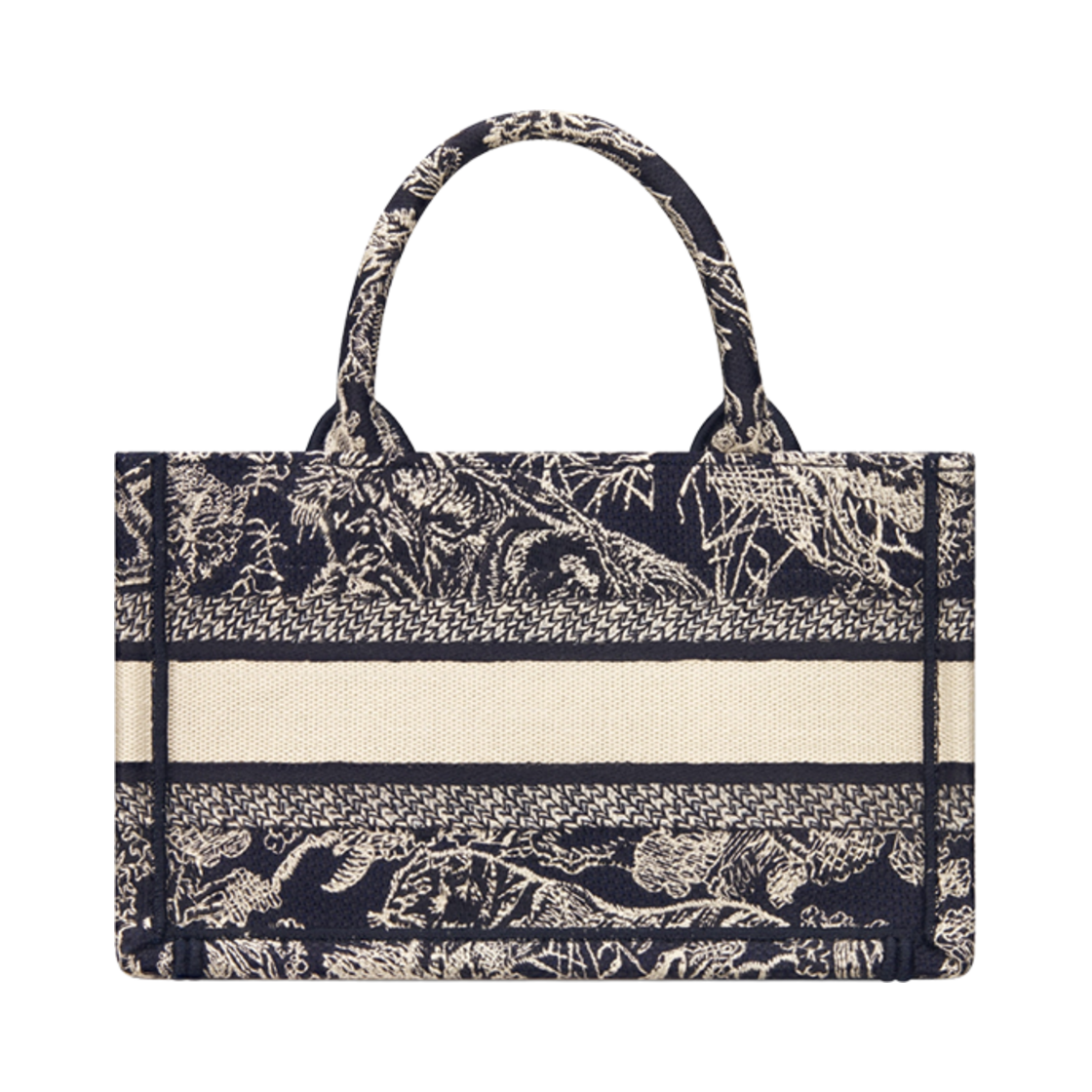 디올 라이트 디올 북 토트백 스트랩 블루 리버스(Dior Mini Dior Book Tote With Strap Blue Reverse) - 2