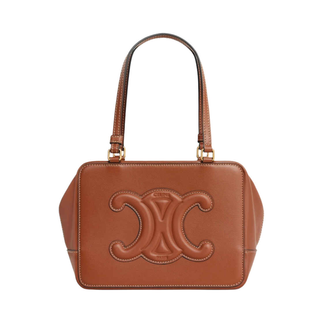 셀린느 스무스 카프스킨 폴드 큐브백 탄(Celine Folded Cube Bag in Smooth Calfskin Tan) - 1
