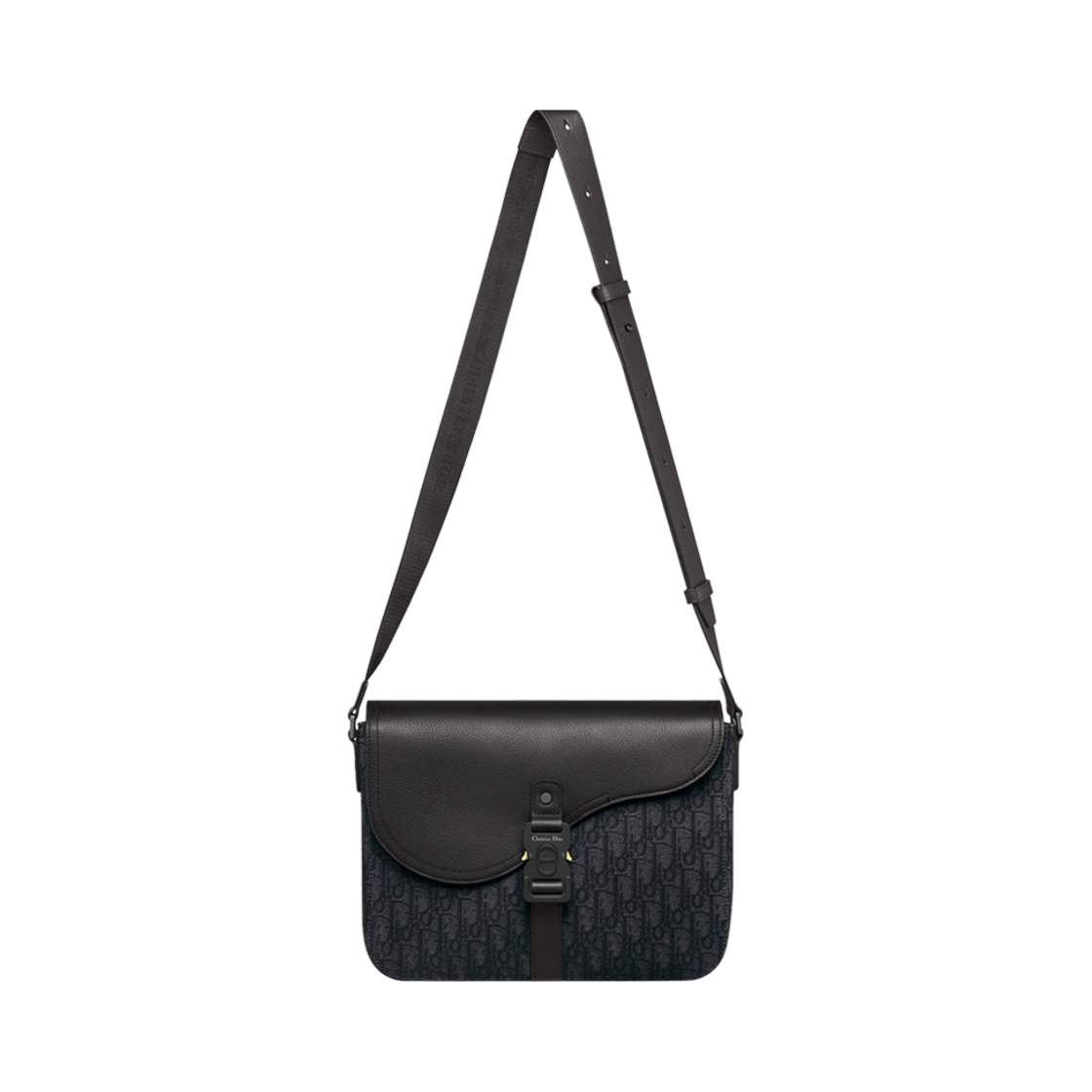 디올 새들 메신저 백 블랙(Dior Saddle Messenger Bag Black) - 4