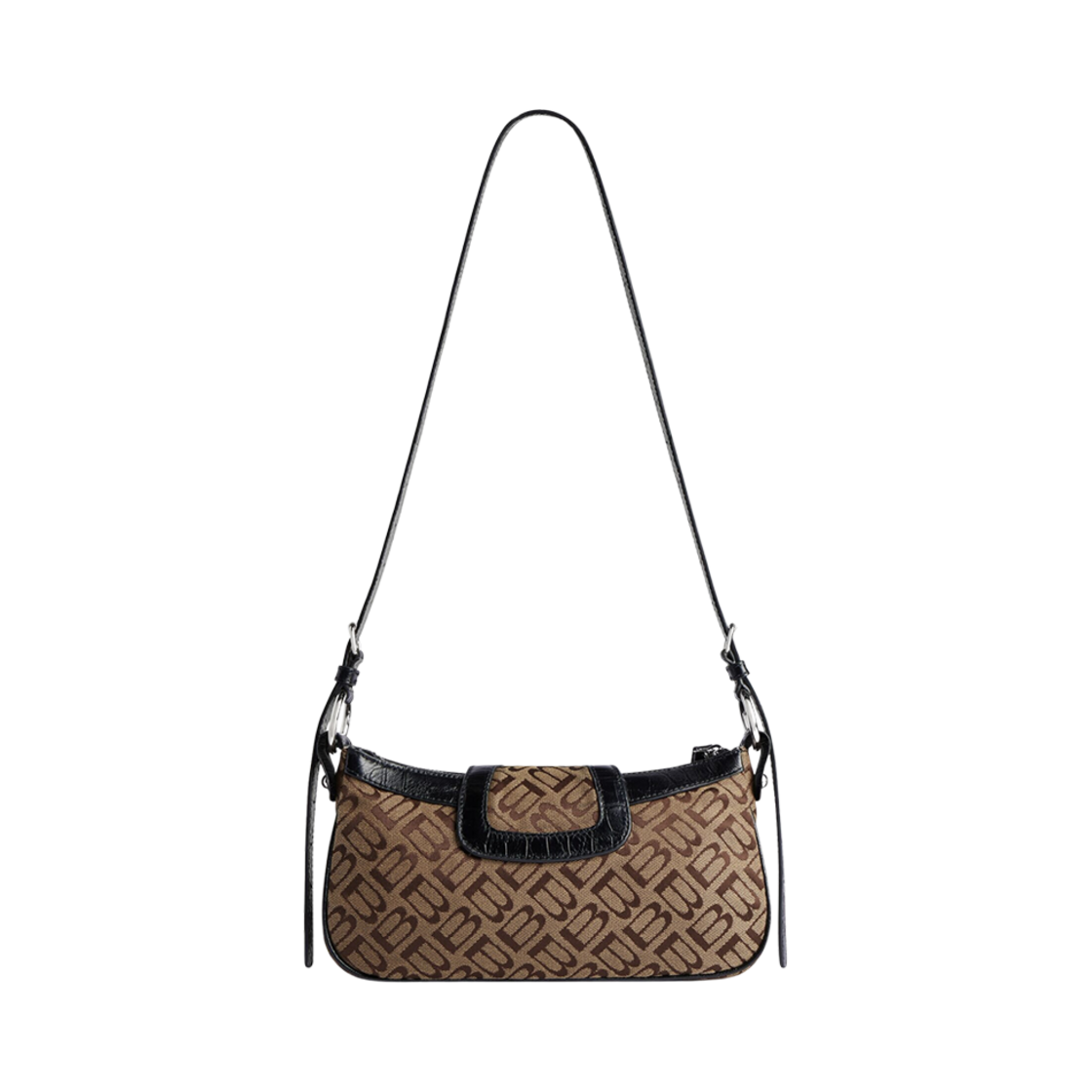 발렌시아가 에섹스 스몰 숄더백 에보니 베이지 블랙(Balenciaga Essex Small Shoulder Bag Ebony Beige Black) - 2