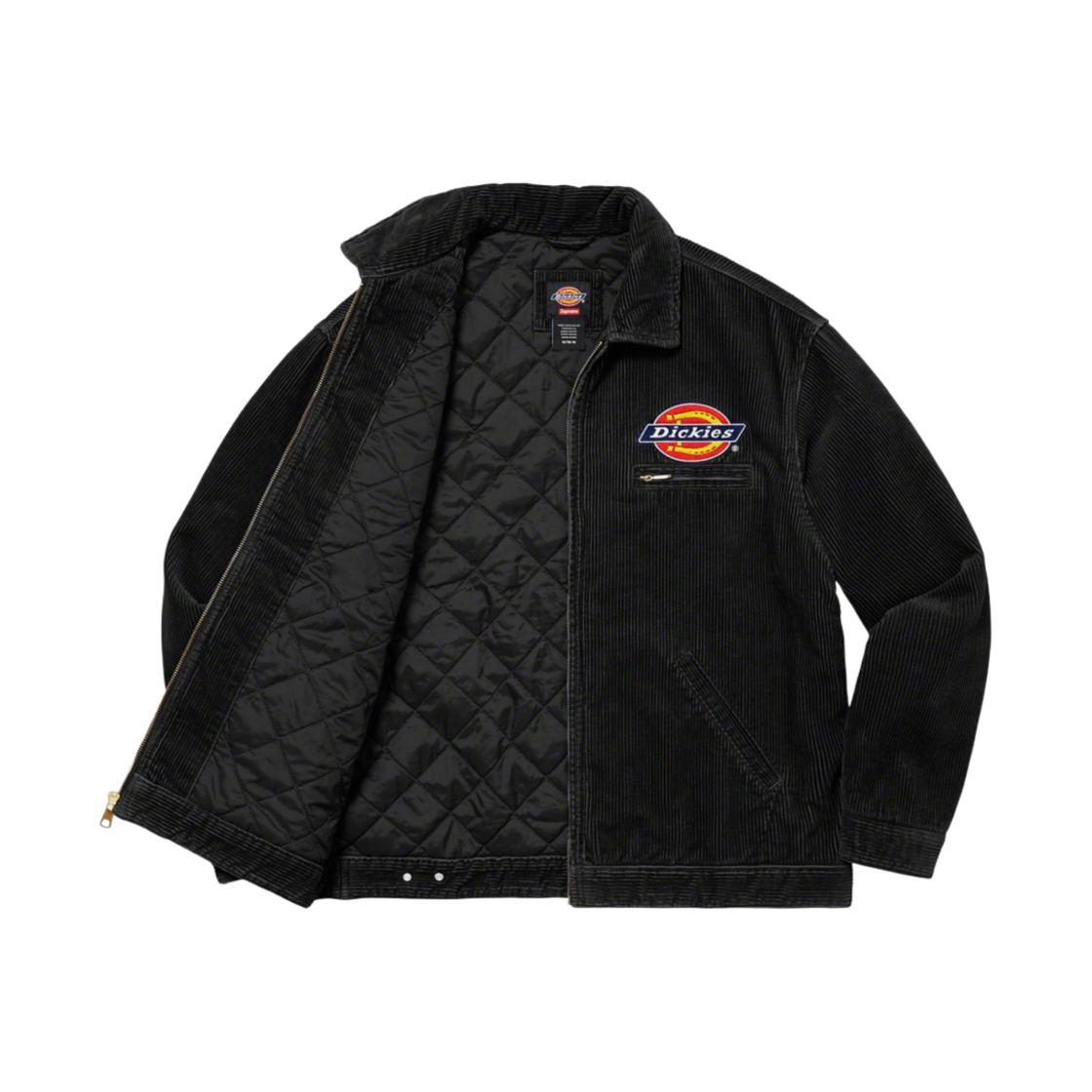 슈프림 x 디키즈 코듀로이 워크 자켓 블랙 - 22FW(Supreme x Dickies Corduroy Work Jacket Black - 22FW) - 2