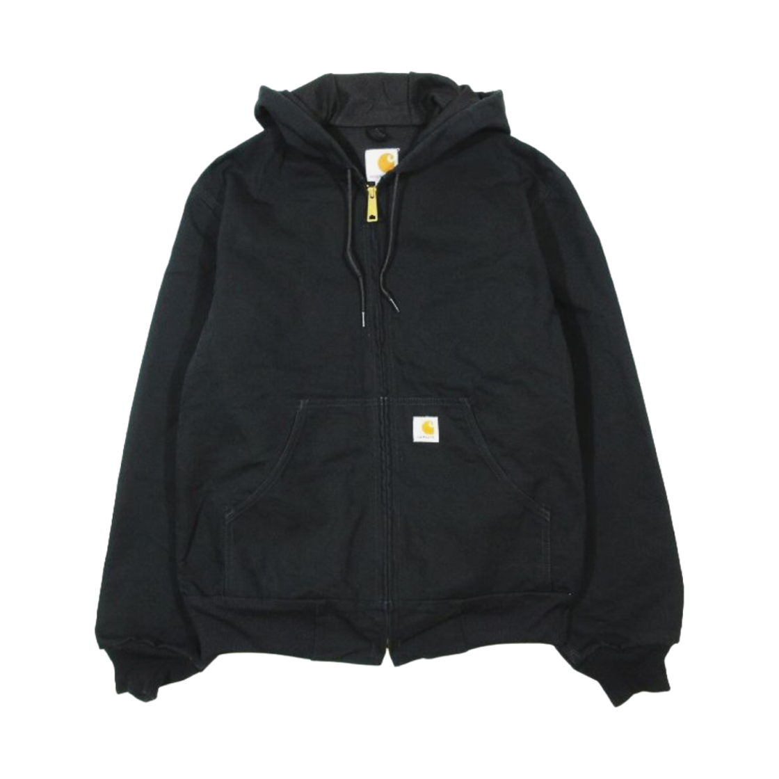 J131-BLK Carhartt Loose Fit Firm Duck Thermal-Lined Active Jac -1 Warm Rating Black