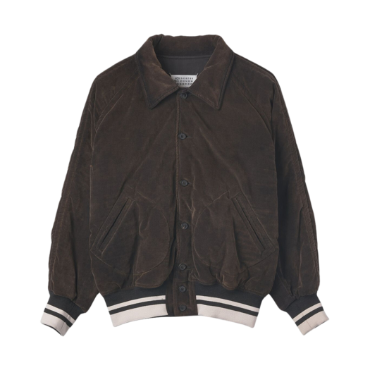 S50AM0565S53501961 Maison Margiela Quilted Sport Jacket Faded Black