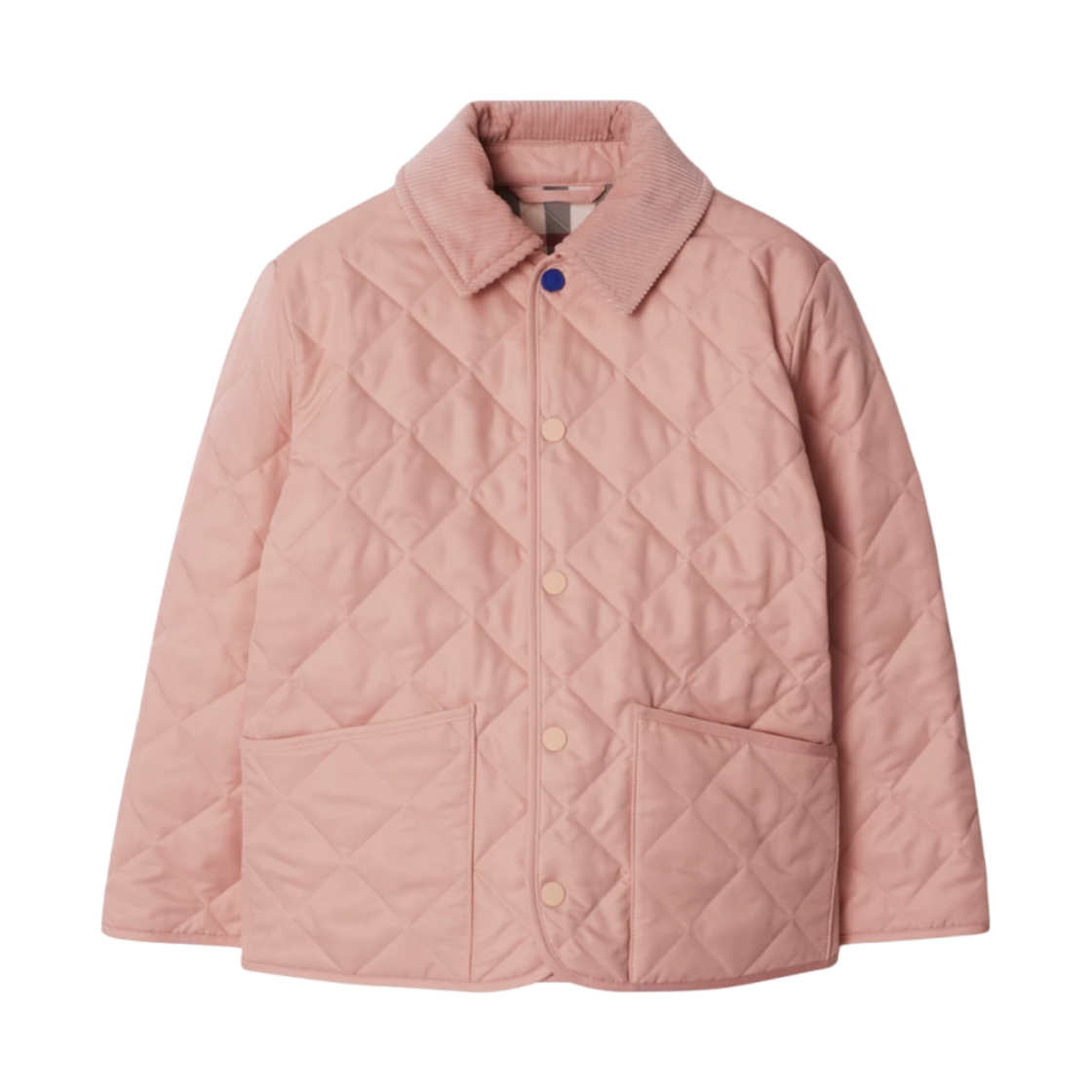 バーバリー　キルティング　ジャケット　アウター　6Y 110 116 ピンク 工場 直営 店ベビー・キッズ - BURBERRY ピンク キルティング