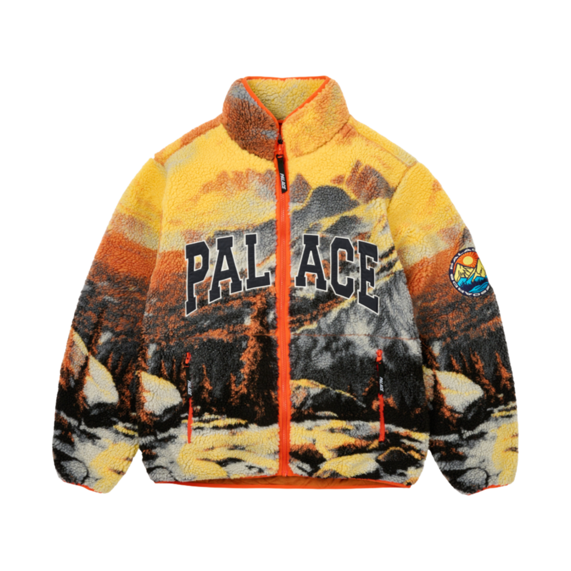 팔라스 아팔라치안 퍼넬 플리스 팔라스카 오렌지 - 24FW(Palace Appalachian Funnel Fleece Orange - 24FW) - 1