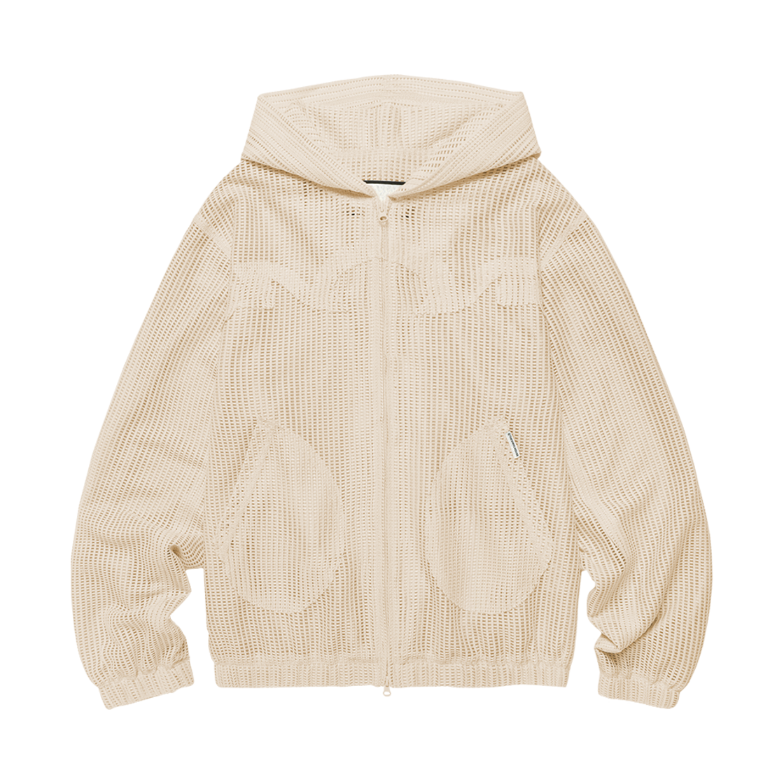 VH2FSUB930AIV Thevinylhouse Mesh Grid Jacket Ivory