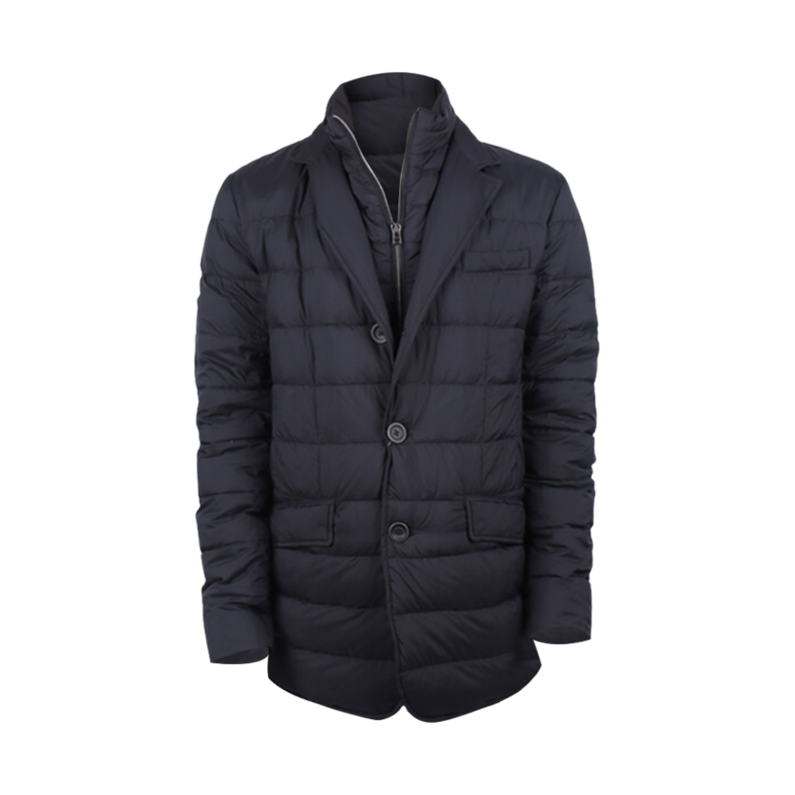 에르노 구스다운 패딩 블레이저 블랙(Herno Goose Down Paaded Blazer Black) - 1