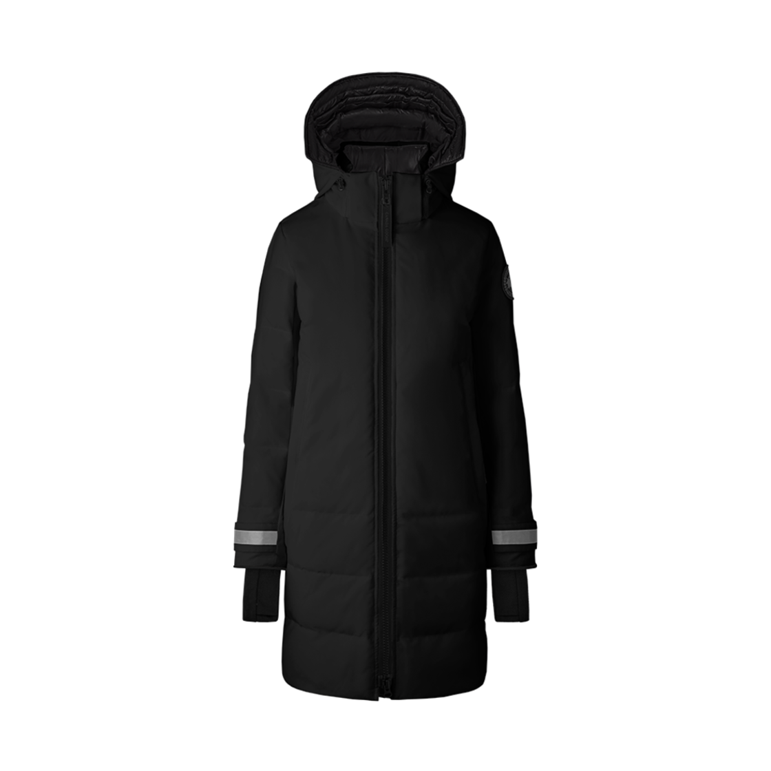 (W) 캐나다 구스 켄톤 파카 블랙 라벨 블랙((W) Canada Goose Kenton Parka Black Label Black) - 1