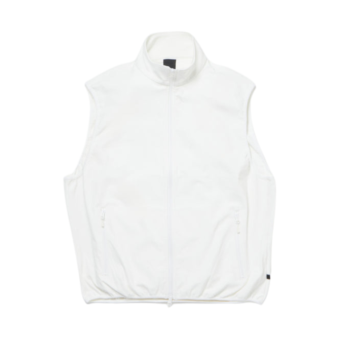 BE-61024W Daiwa Pier39 Tech Flex Jersey Stand Collar Vest White