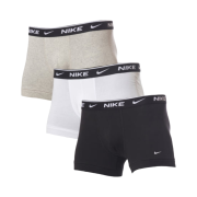 Nike Everyday Cotton Stretch Trunk Black Grey White (3 Pack)