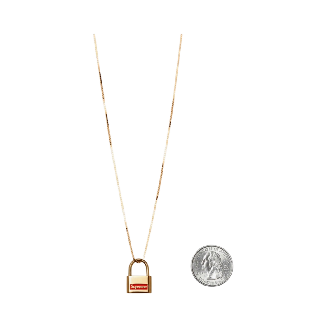 슈프림 제이콥 앤 코 14K 골드 락 펜던트 - 20FW(Supreme Jacob & Co. 14K Gold Lock Pendant - 20FW)