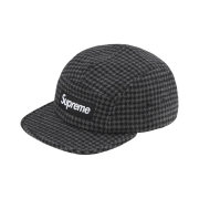 Supreme Houndstooth Wool Camp Cap Black - 23FW