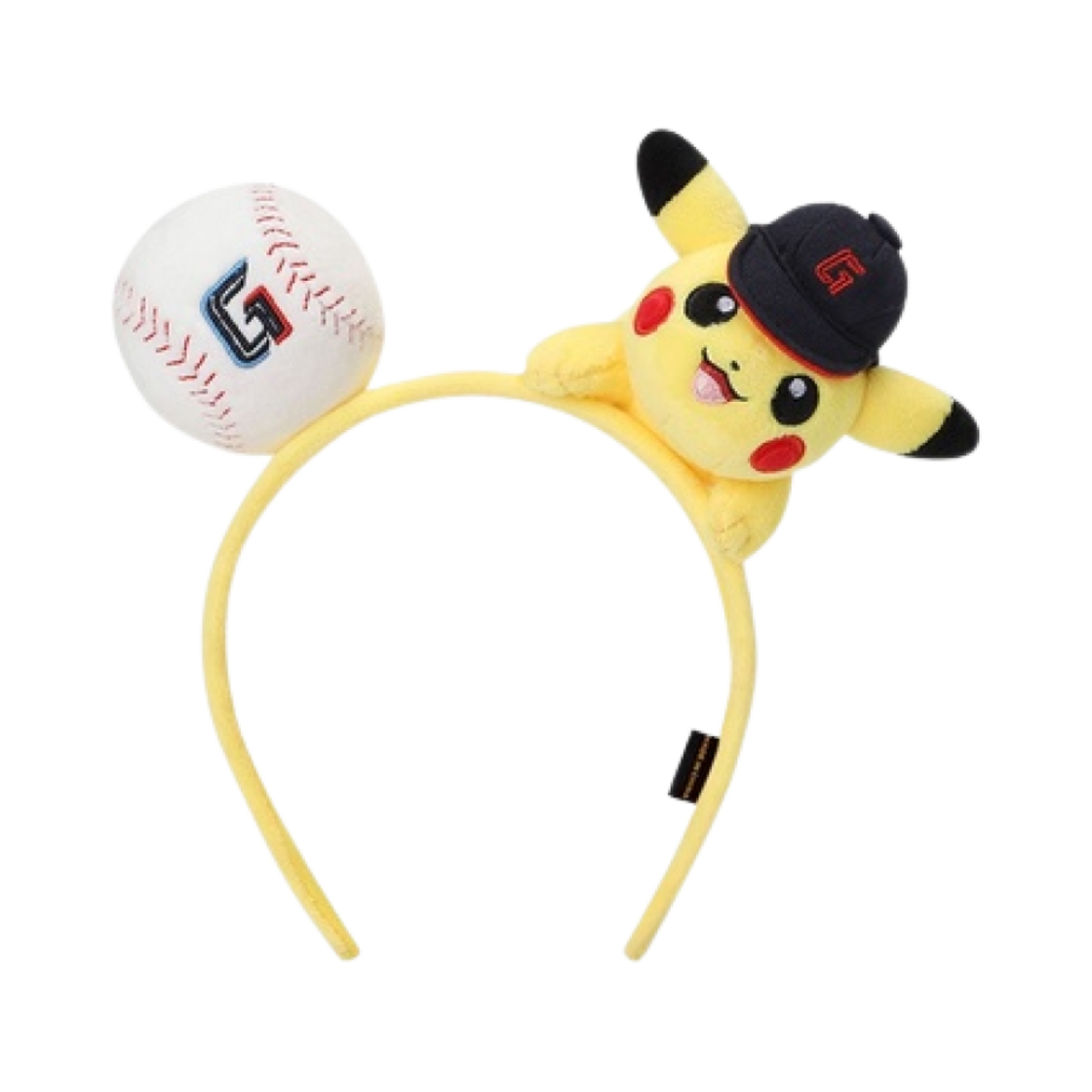 포켓몬 x 롯데 자이언츠 피카츄 헤드밴드 옐로우(Pokemon X Lotte Giants Pikachu Headband Yellow)