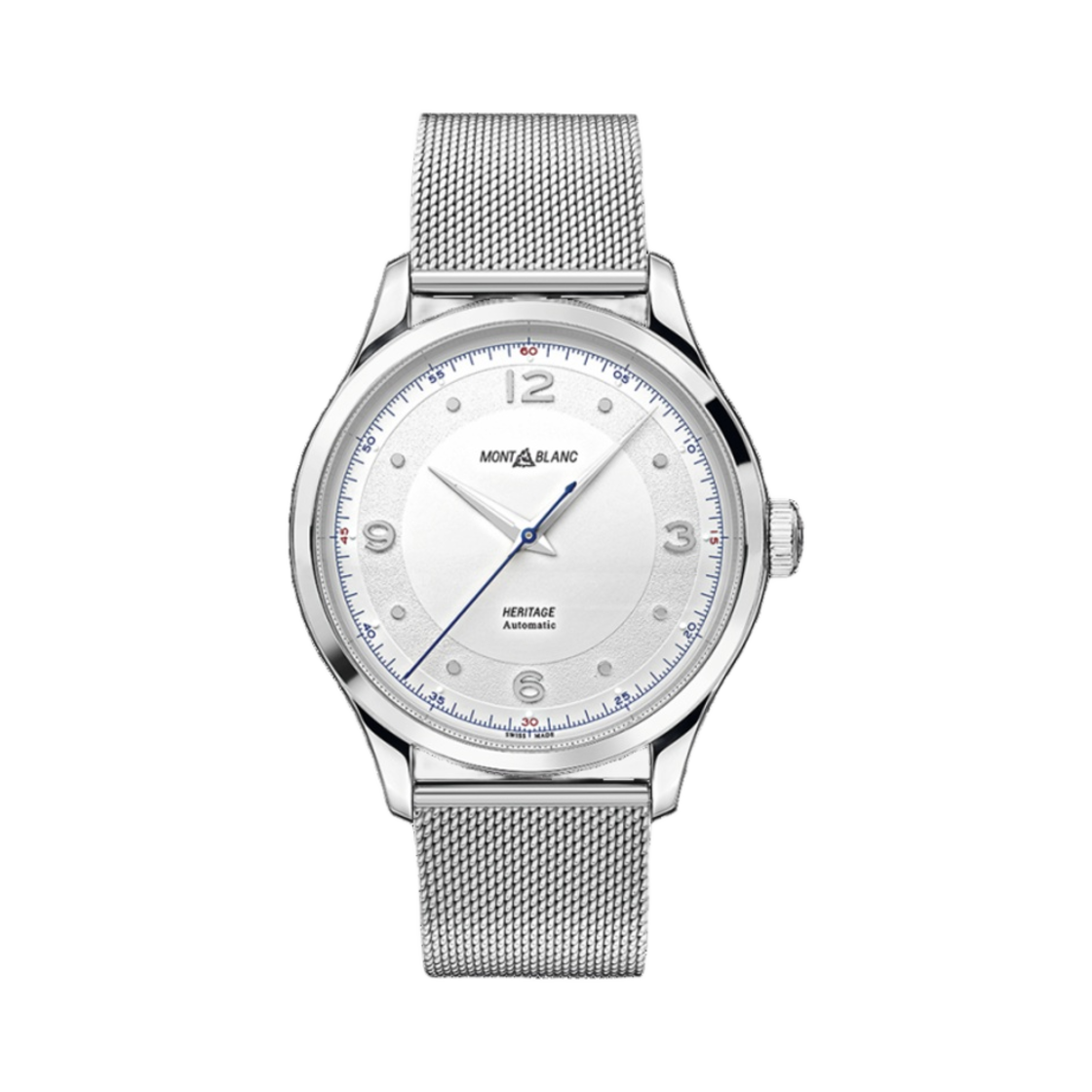 119949 Montblanc Heritage GMT Automatic 40mm Stainless Steel Silver