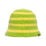 Stussy Swirl Knit Bucket Hat Lime