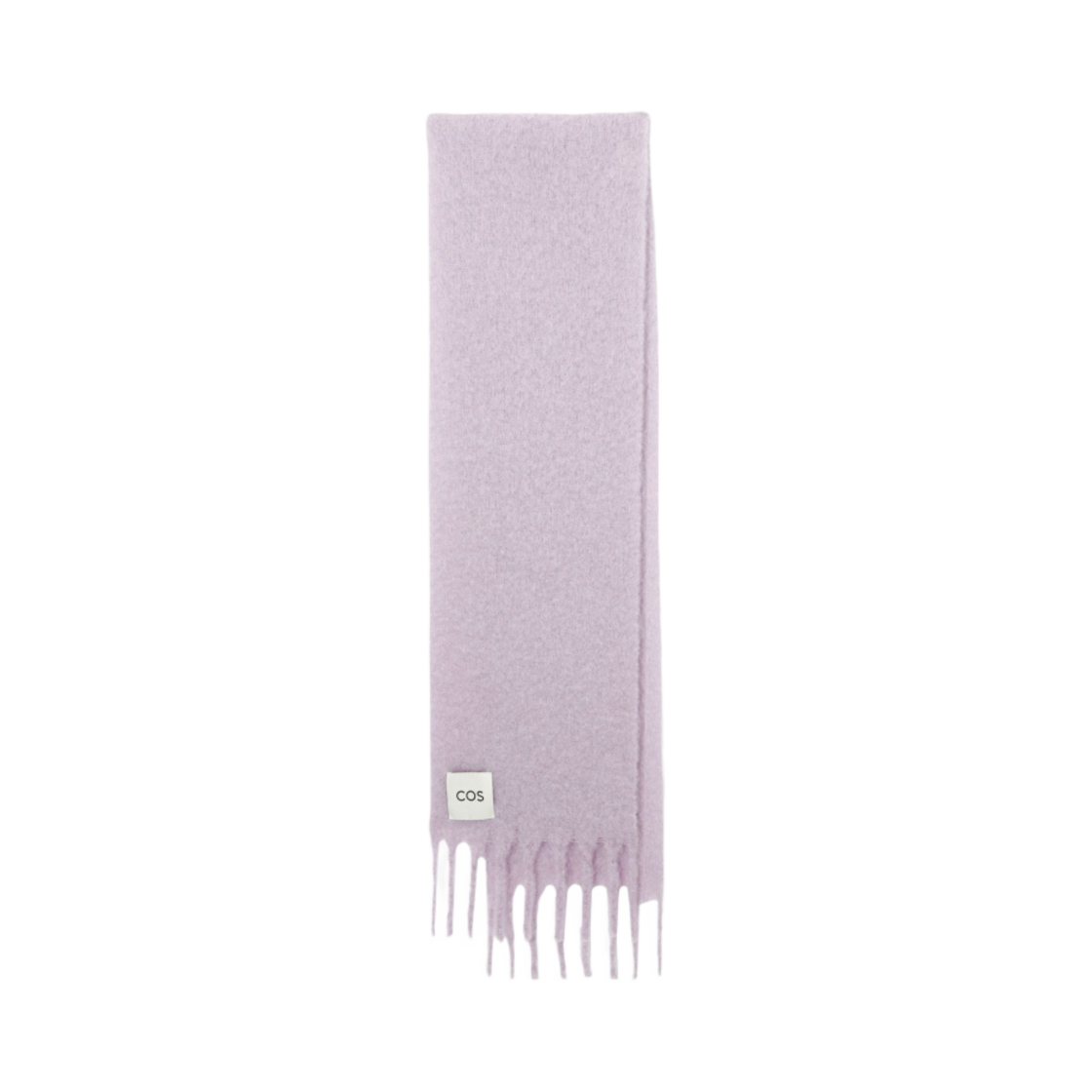 코스 오버사이즈 모헤어 블렌드 머플러 라일락(COS Oversized Mohair Blend Muffler Lilac)