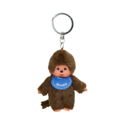 Monchhichi Classic Blue Boy Keychain Blue (European Edition)