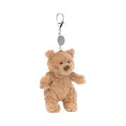 Jellycat Bartholomew Bear Bag Charm Brown