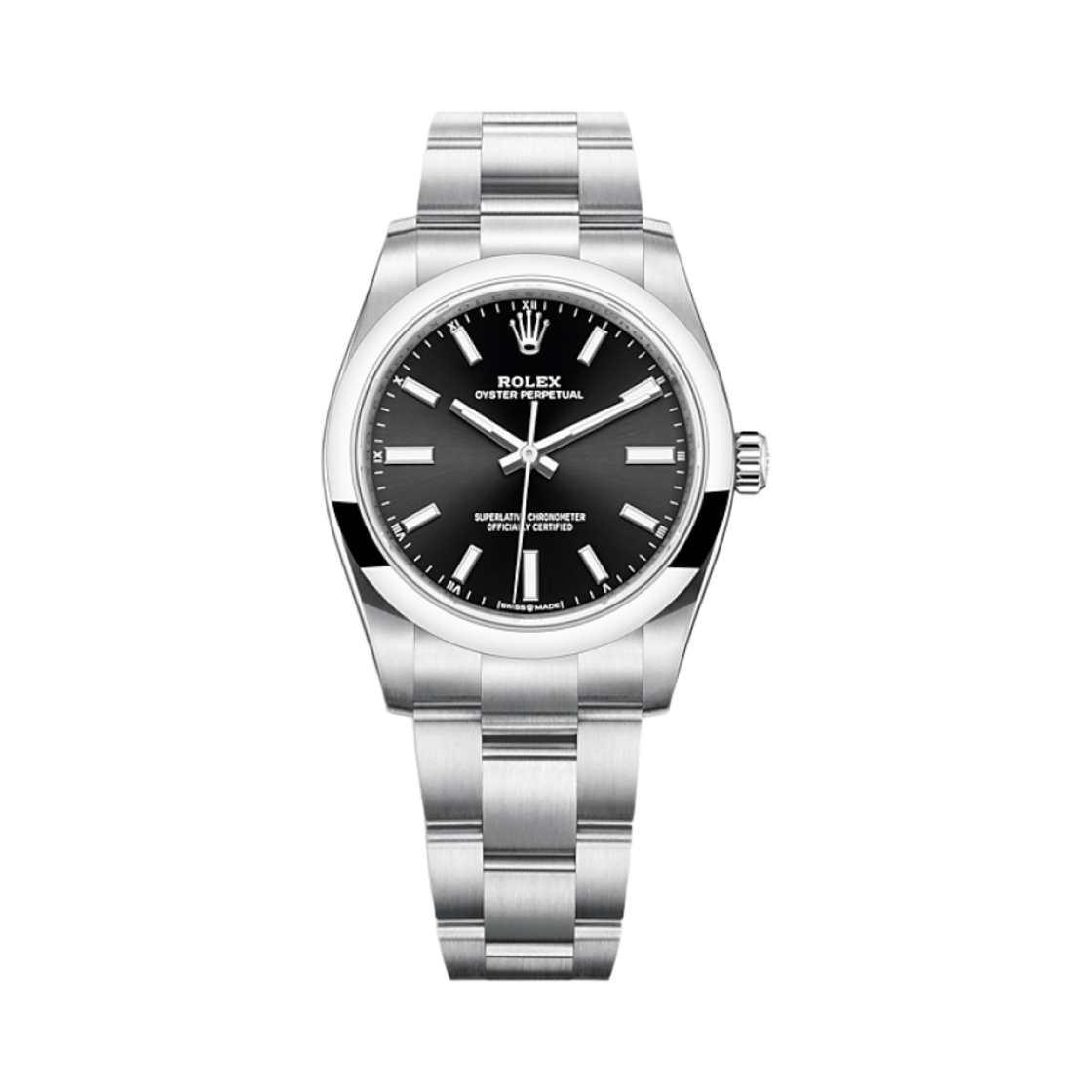 124200 Rolex Oyster Perpetual 34mm 124200 Black Oyster