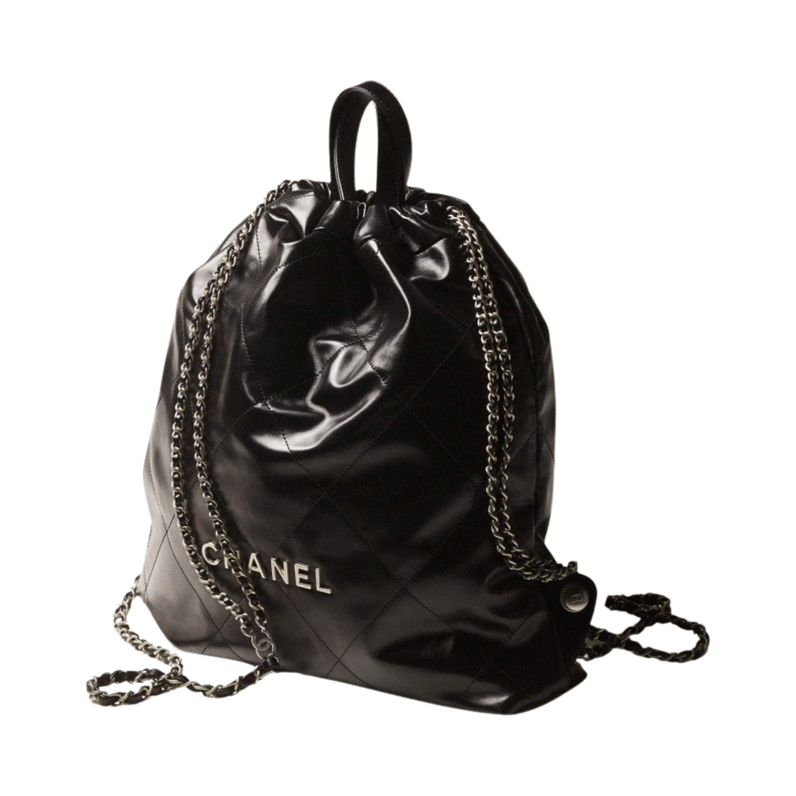 샤넬 22 백팩 카프스킨 & 실버 메탈 블랙(Chanel 22 Backpack Calfskin & Silver Black) - 2