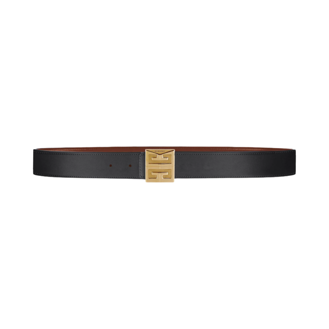 BK4051K14P-240 Givenchy 4G Reversible Belt in Leather Brown Black