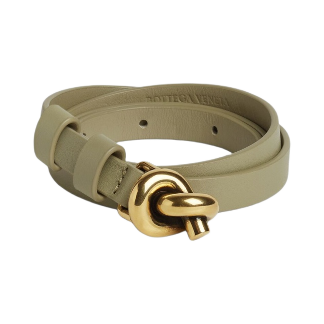 (W) 보테가 베네타 노트 벨트 트래버틴((W) Bottega Veneta Knot Belt Travertine) - 1