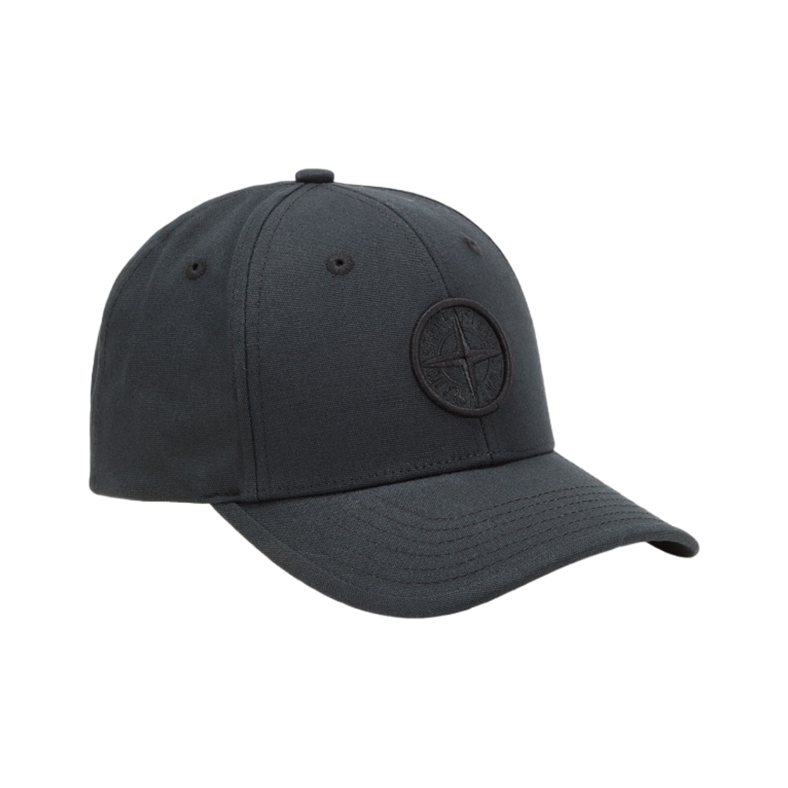 (키즈) 스톤 아일랜드 91265 로고 볼캡 블랙((Kids) Stone Island 91265 Logo Ball Cap Black) - 1
