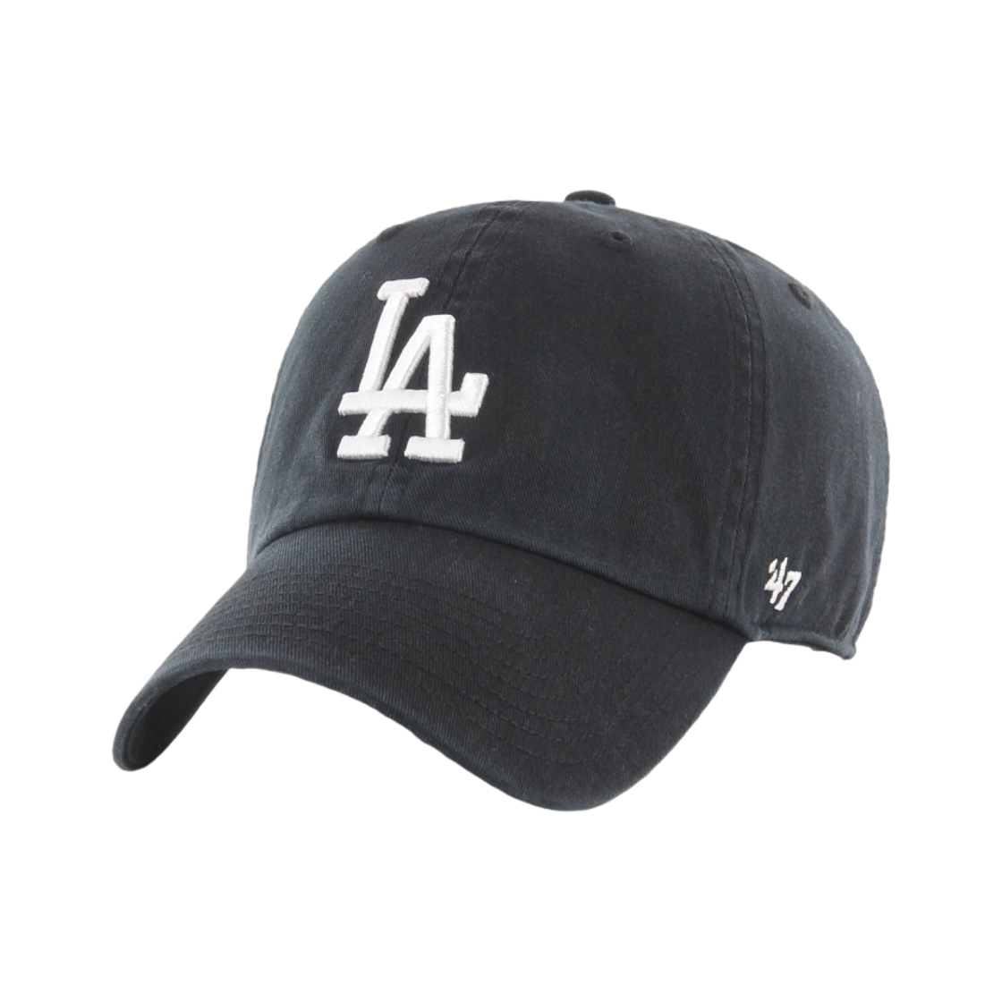 47 브랜드 LA 다저스 BW 클린업 블랙(47 Brand LA Dodgers BW Clean Up Black)