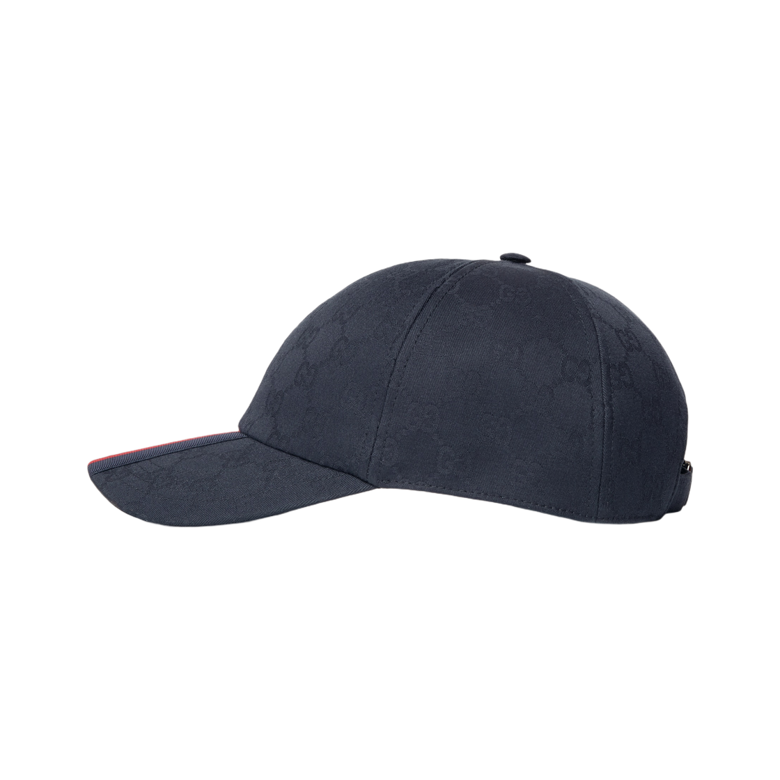 구찌 웹 디테일 GG 코튼 베이스볼 햇 다크 블루(Gucci Web Detail GG Cotton Baseball Hat Dark Blue) - 2