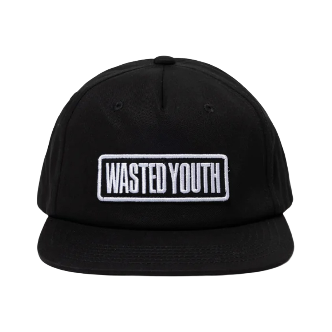 베르디 웨이스티드 유스 5 패널 스냅백 캡 블랙(Verdy Wasted Youth 5-Panel Snapback Cap Black) - 3