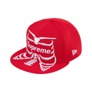 Supreme Bones Box Logo New Era Red - 25SS