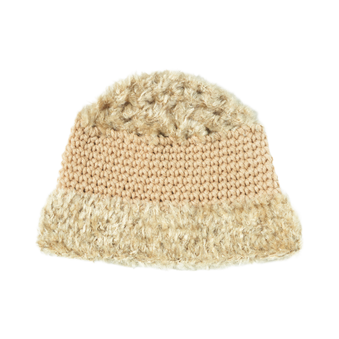 MSFR17AW02BE Misu A Barbe Furry Hat Beige