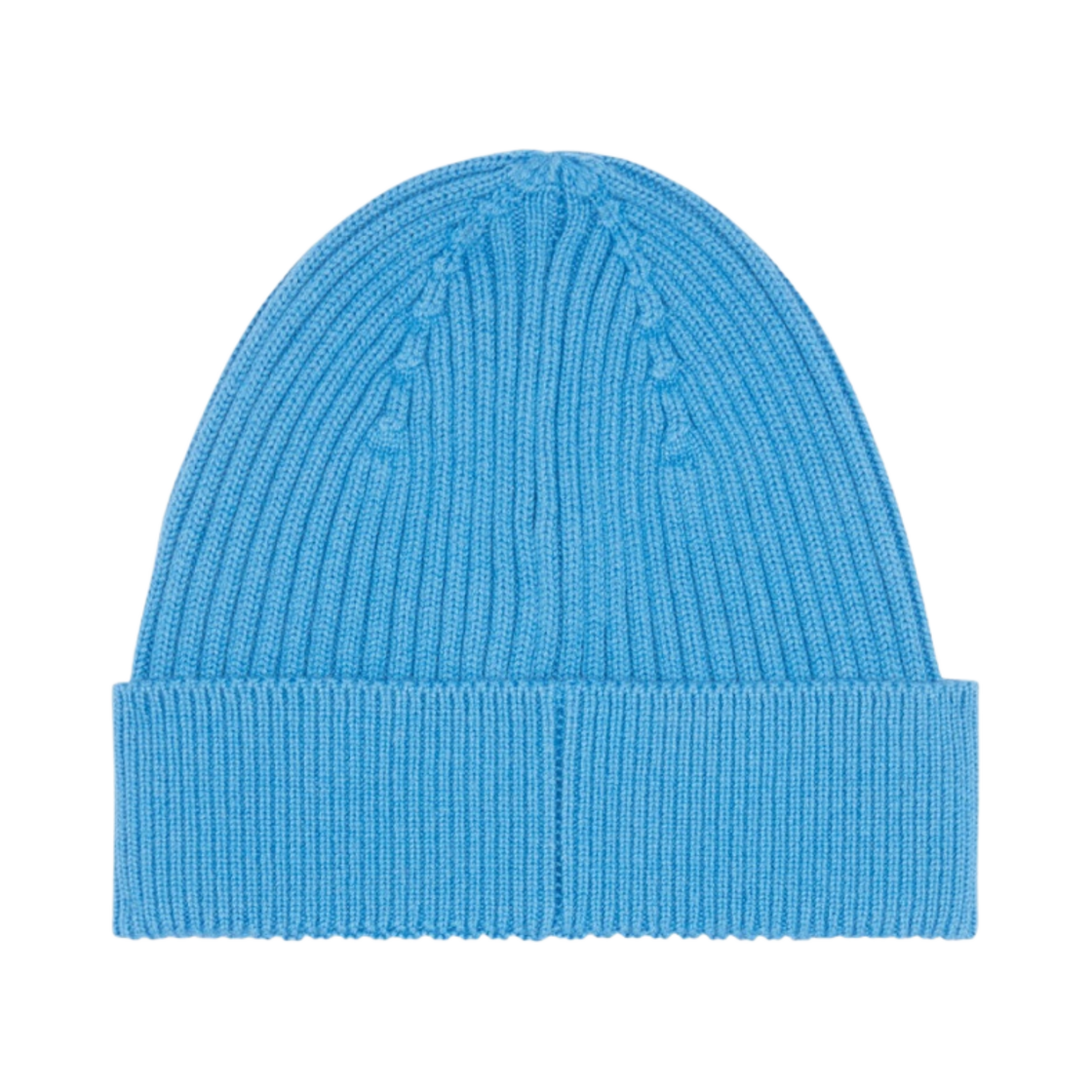 디젤 K-코더-G 2X2 립드 비니 로고 패치 블루(Diesel K-Coder-G 2X2 Ribbed Beanie with Logo Patch Blue) - 2