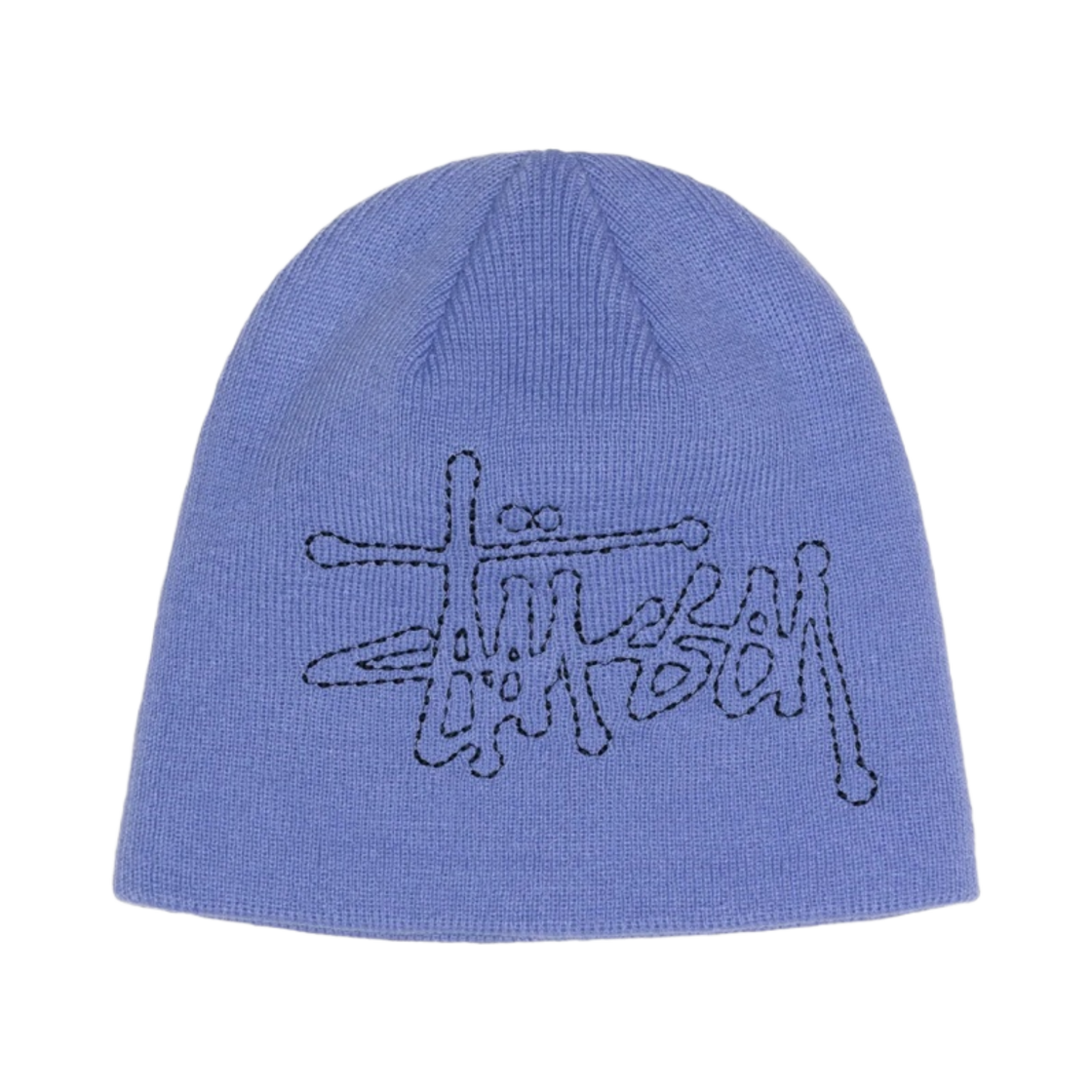 스투시 스컬캡 베이직 로고 스티치 페리윙클