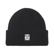 Obey Mid Icon Patch Cuff Beanie Black