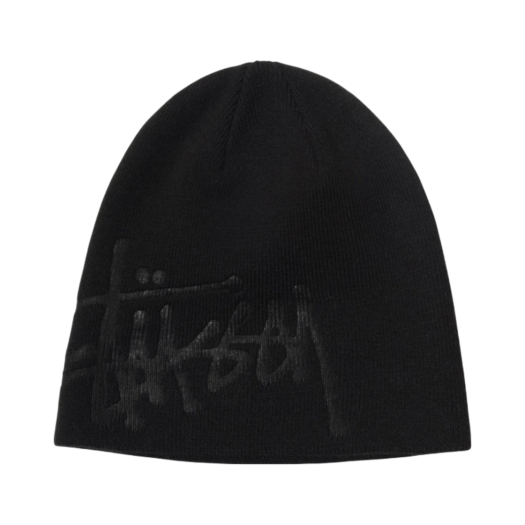 스투시 루즈 니트 SS 링크 스컬캡 블랙 | Stussy | KREAM