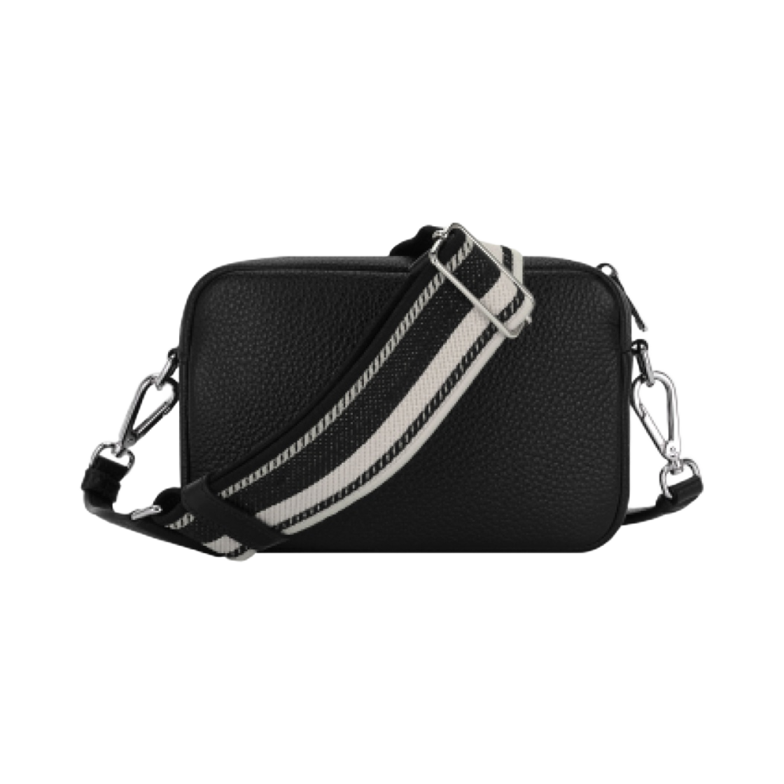 프라다 소프트 라인 레더 스몰 숄더백 블랙(Prada Leather Small Shoulder Bag with Soft Lines Black) - 3
