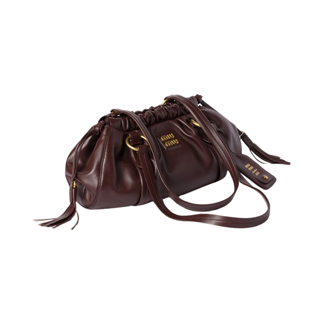 미우 미우 조이 나파 레더 스몰 백 브라이어우드(Miu Miu Joie Nappa Leather Small Bag Briarwood) - 2