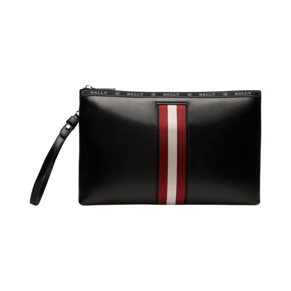 발리 하트랜드 레더 클러치백 블랙(Bally Hartland Leather Clutch Bag Black) - 1