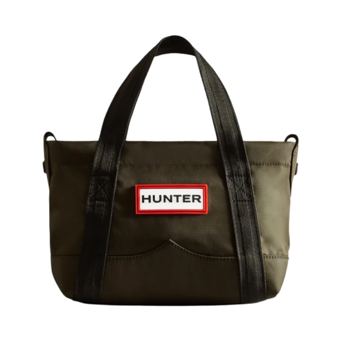 헌터 나일론 미니 탑클립 토트 다크 올리브(Hunter Nylon Mini Topclip Tote Dark Olive)