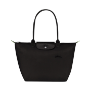 Longchamp Le Pliage Green Tote Bag L Black